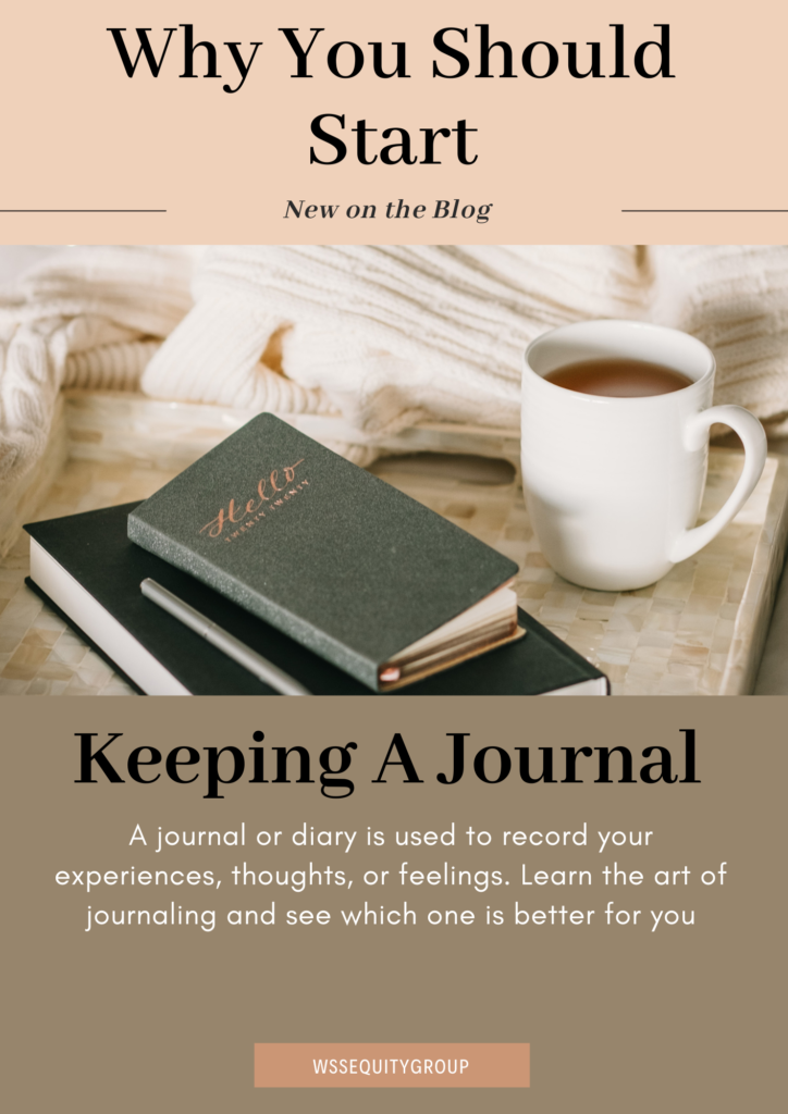 why you should keep a journal