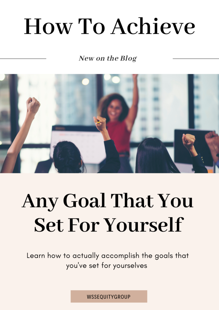 how to achieve any goal