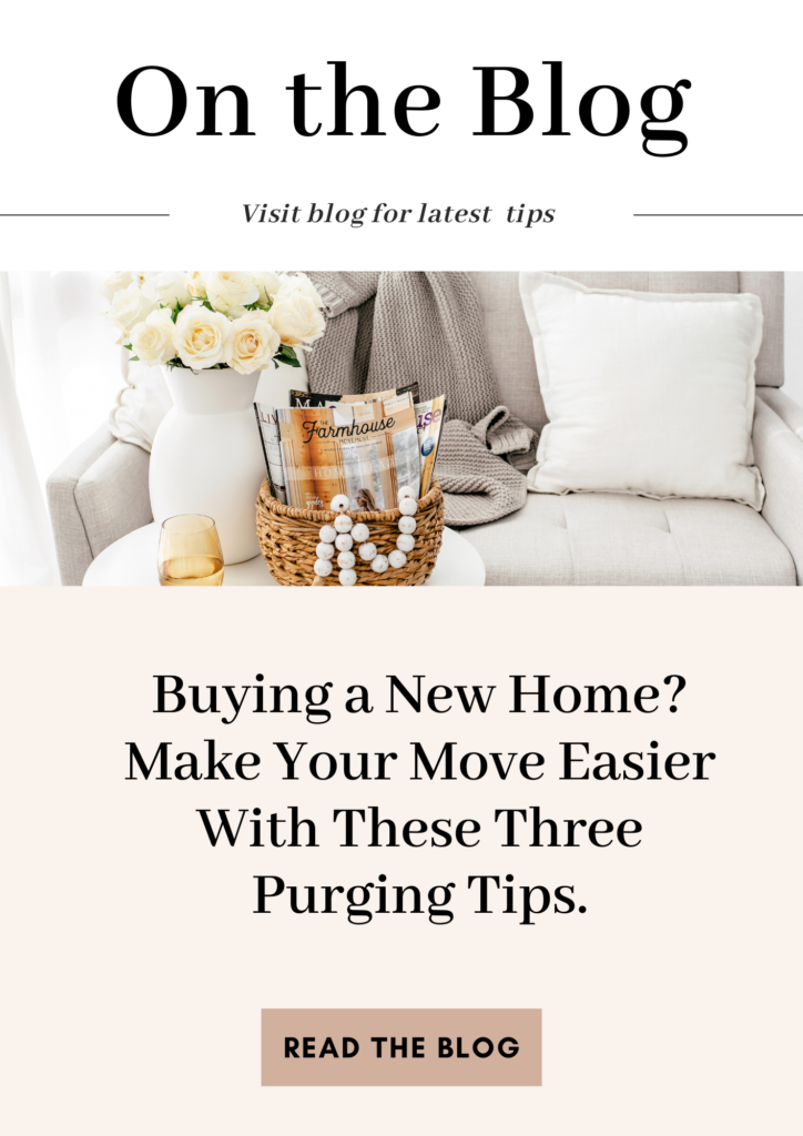 Buying a New Home? Make Your Move Easier With These Three Purging Tips